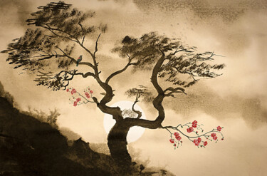 数字艺术 标题为“Haiku suite” 由Harald Dastis, 原创艺术品, 数字油画
