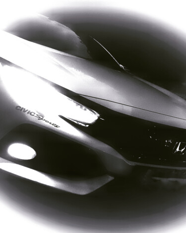 摄影 标题为“Honda Civic” 由Patma, 原创艺术品, 数码摄影