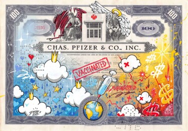 绘画 标题为“Pfizer” 由Piotre, 原创艺术品, 丙烯
