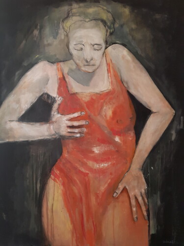 Pintura intitulada ""Bailarina"" por Sílvia Neto, Obras de arte originais, Acrílico