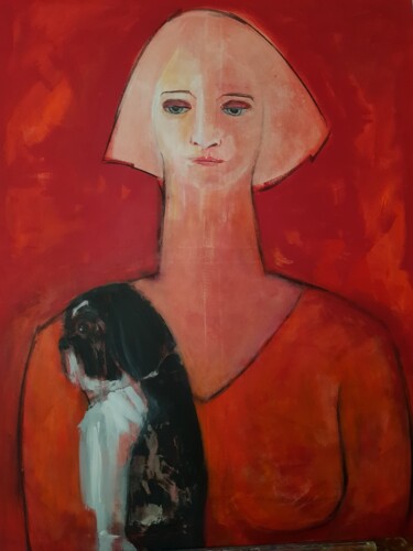 Pintura intitulada ""Bébas "" por Sílvia Neto, Obras de arte originais, Acrílico