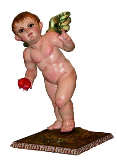 TRAVIESO Sculpture intitulée "TRAVIESO" par Mar Blazquez, Œuvre d'art originale, Résine