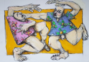 L'ultime estocade grise phase 3 Painting titled "L'ultime estocade g…" by Pilip, Original Artwork, Acrylic