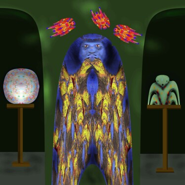 That Mummy's Last Dream Arts numériques intitulée "That Mummy's Last D…" par Phillip Reese, Œuvre d'art originale, Travail numérique 2D