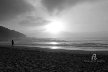 Bodysurfer at sunrise - Pacific Palms - Australia 摄影 标题为“Bodysurfer at sunri…” 由Scott Gregory Banner, 原创艺术品, 数码摄影