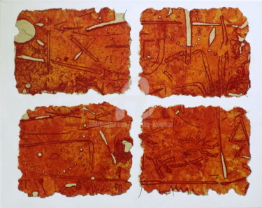 印花与版画 标题为“Fragments” 由Stanislav Bojankov, 原创艺术品, 雕刻