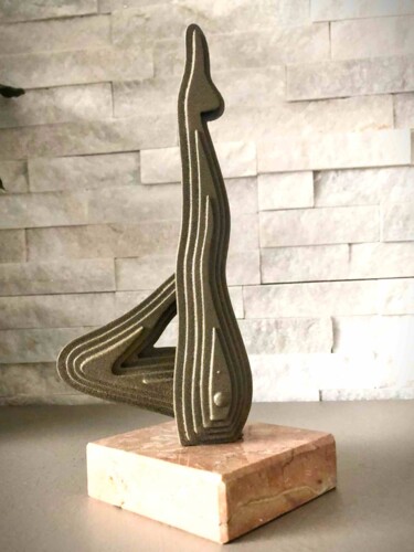 Rzeźba zatytułowany „The Athlete” autorstwa Filippo Pietro Castrovinci, Oryginalna praca, Metale