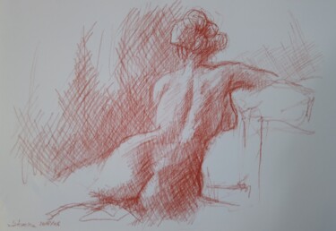 Dessin intitulée "Séverine" par Jsroosenys, Œuvre d'art originale, Graphite