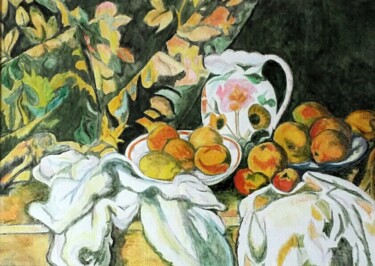 Dessin intitulée "Copie de Nature Mor…" par Barbouilletto, Œuvre d'art originale, Aquarelle