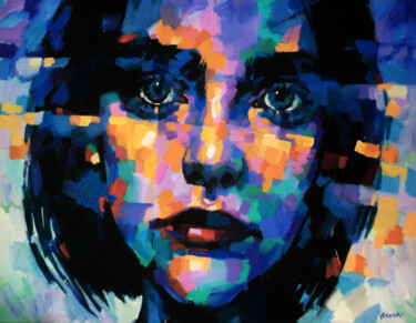 제목이 "COLORED_PORTRAIT"인 미술작품 Aleksandr Ilichev로, 원작, 아크릴