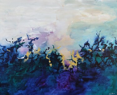 제목이 "Forêt fantastique"인 미술작품 Corine Jailin로, 원작, 아크릴