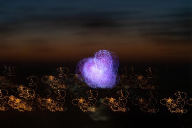 Photographie intitulée "Nuit Radieuse 0xC2B…" par Éric Petr, Œuvre d'art originale, Photographie non manipulée