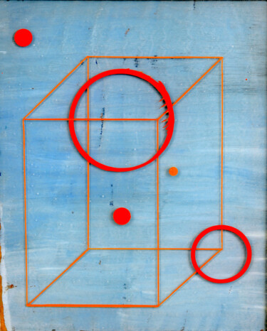 Painting titled "Equilibrium (Ethere…" by Kristopher Lionel, Original Artwork, Oil Mounted on Wood Panel
