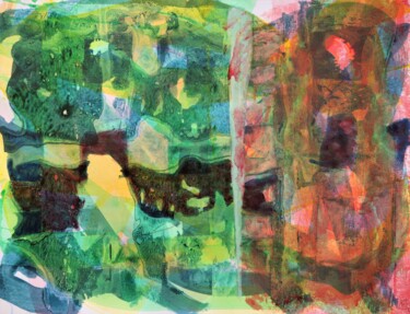 绘画 标题为“Tempé” 由Philippe Casaubon, 原创艺术品, 油