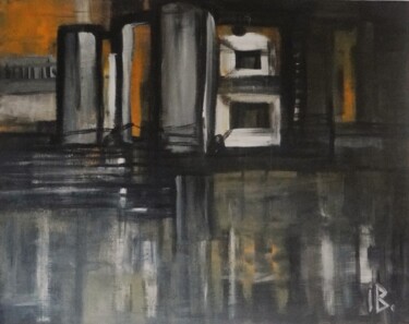Breaking news Peinture intitulée "Breaking news" par Inke Bemelmans, Œuvre d'art originale, Acrylique