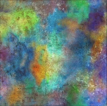 Arts numériques intitulée "Débâcle aquarelle 1" par Lidevi, Œuvre d'art originale, Travail numérique 2D