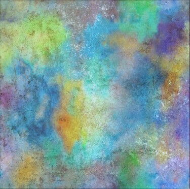 Arts numériques intitulée "Débâcle aquarelle 2" par Lidevi, Œuvre d'art originale, Travail numérique 2D