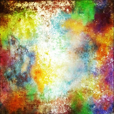 Arts numériques intitulée "Débâcle aquarelle 3" par Lidevi, Œuvre d'art originale, Travail numérique 2D