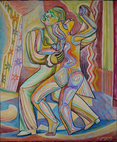 绘画 标题为“Tango” 由Levan Goglidze, 原创艺术品, 油