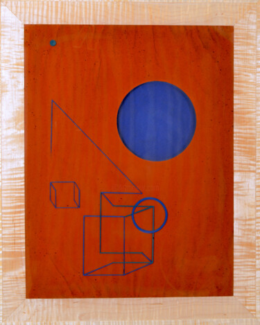 Painting titled "Ethereal Structure…" by Kristopher Lionel, Original Artwork, Resin Mounted on Wood Panel