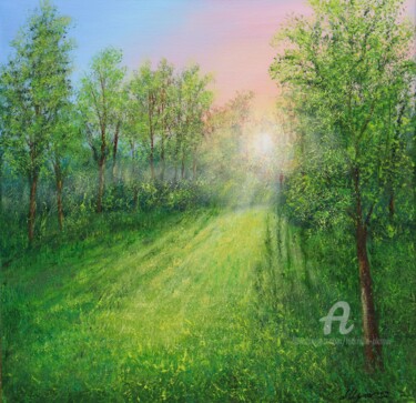 제목이 "Morning`s mood"인 미술작품 Ludmilla Ukrow로, 원작, 기름