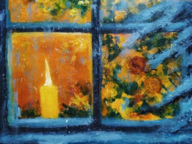 "Happy New Year" başlıklı Tablo Sasha Brisac tarafından, Orijinal sanat, Akrilik