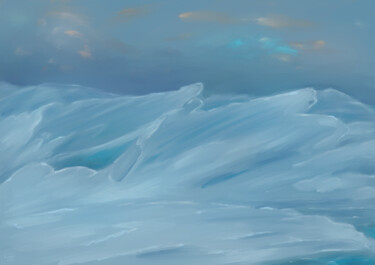Antarctique Arts numériques intitulée "Antarctique" par Alicia Vermant Nesztler, Œuvre d'art originale, Peinture numérique