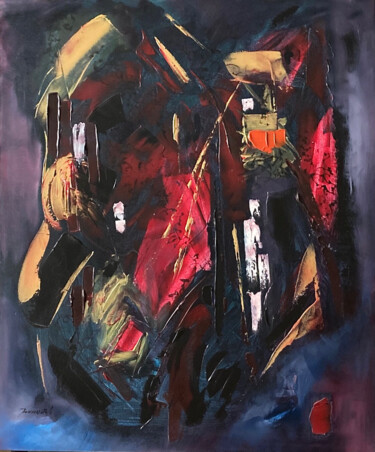 Peinture intitulée "Sans titre" par Guy Benson, Œuvre d'art originale, Huile