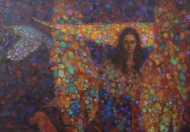 The night hunting 绘画 标题为“The night hunting” 由Natalya Chepulskaya, 原创艺术品, 油