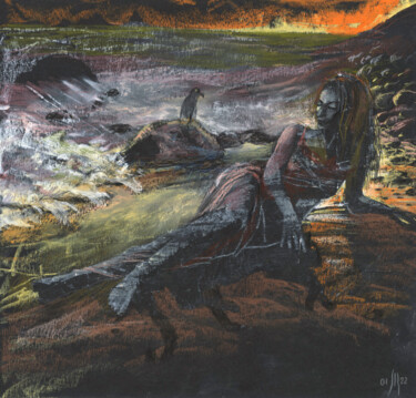 Indian summer - original pastel painting 绘画 标题为“Indian summer - ori…” 由Maria Shedrina, 原创艺术品, 粉彩