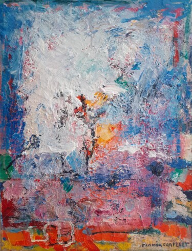 绘画 标题为“Abstraction Lyrifiq…” 由Jean-Marc Chapelet (jeanmarchapelet), 原创艺术品, 油
