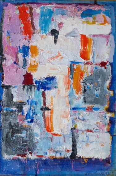 绘画 标题为“Abstraction Lyrifiq…” 由Jean-Marc Chapelet (jeanmarchapelet), 原创艺术品, 油