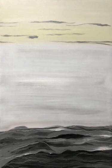 "Sea sky 001" başlıklı Tablo Yakir Zendo tarafından, Orijinal sanat, Petrol