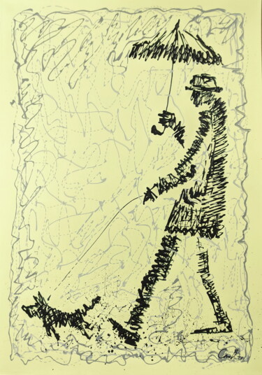 In any weather Σχέδιο με τίτλο "In any weather" από Vadim Studenov, Αυθεντικά έργα τέχνης, Ακουαρέλα