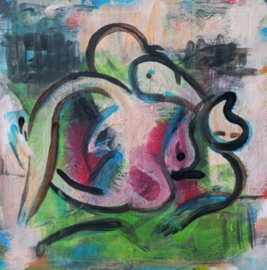 Cubisme vc6 Peinture intitulée "Cubisme vc6" par Sam Keusseyan, Œuvre d'art originale, Acrylique