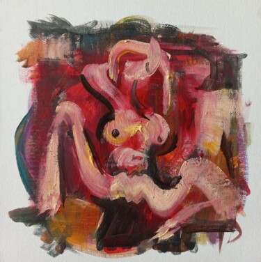 Cubisme gd Peinture intitulée "Cubisme gd" par Sam Keusseyan, Œuvre d'art originale, Acrylique