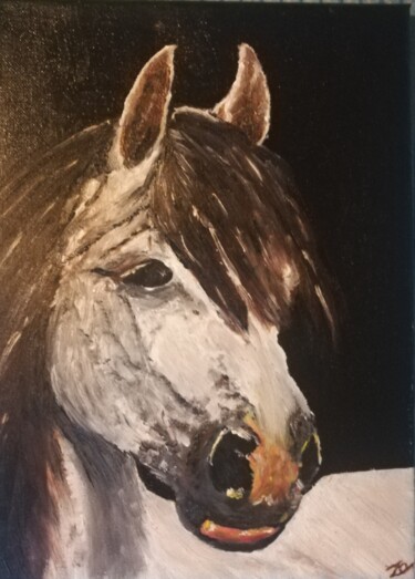 Peinture intitulée "Amigo" par Za, Œuvre d'art originale, Huile