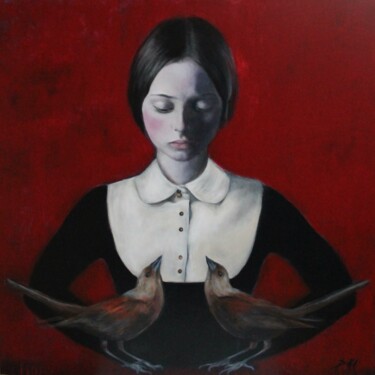 Painting titled "Riflessioni / Thoug…" by Federica Belloli, Original Artwork, Acrylic