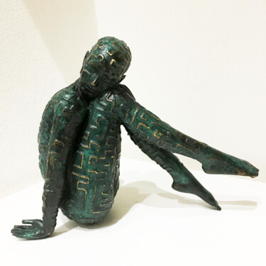 LIFE IS MAZE (BRONZE 6/8) Scultura intitolato "LIFE IS MAZE (BRONZ…" da Andrea Giorgi, Opera d'arte originale, Bronzo