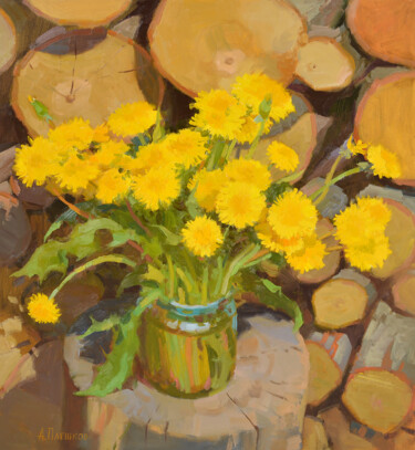 "Under the warm sun" başlıklı Tablo Alexey Pleshkov tarafından, Orijinal sanat, Petrol
