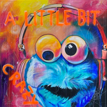 绘画 标题为“a little bit crazy” 由Sabrina Seck, 原创艺术品, 丙烯