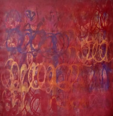 Painting titled "Rings of Heaven" by Gitika Singh, Original Artwork, Acrylic