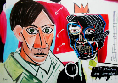 Picasso, All Masters dies someday Painting titled "Picasso, All Master…" by Thierry Angot, Original Artwork, Acrylic