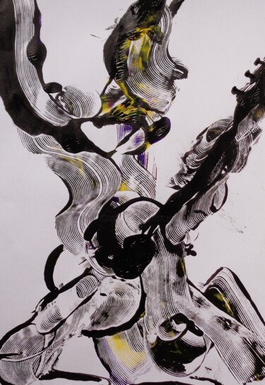 sérénade moi ma douce Painting titled "sérénade moi ma dou…" by Francisco Mendes, Original Artwork, Acrylic