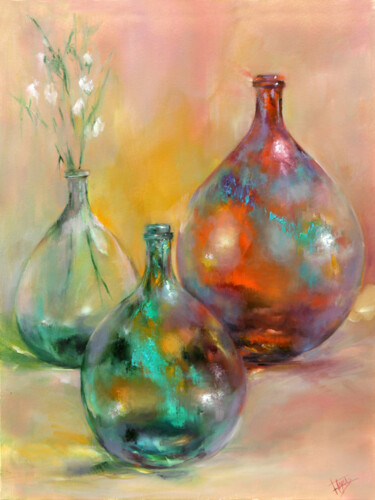 제목이 "Luces, colores y de…"인 미술작품 Isabel Tapias로, 원작, 기름
