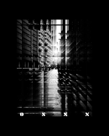 Arts numériques intitulée "🌃Prison City Part1🌃" par Oshexx, Œuvre d'art originale, Travail numérique 2D