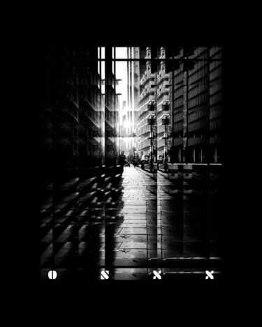 Arts numériques intitulée "🌃Prison City Part2🌃" par Oshexx, Œuvre d'art originale, Travail numérique 2D