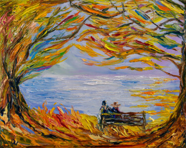 绘画 标题为“Enjoying the silence” 由Vladyslav Durniev, 原创艺术品, 油