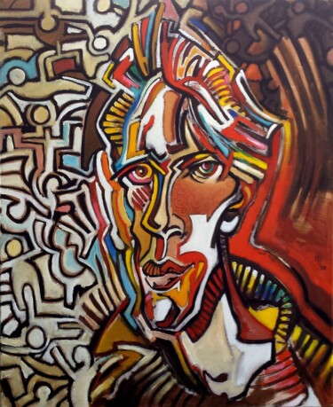 Peinture intitulée "Décomposition II" par Pascal Buffard, Œuvre d'art originale, Huile