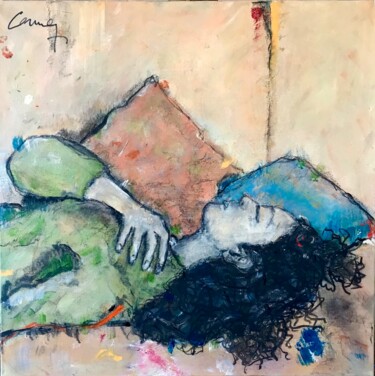 Introspection Peinture intitulée "Introspection" par Claude-Yvan Conne, Œuvre d'art originale, Acrylique